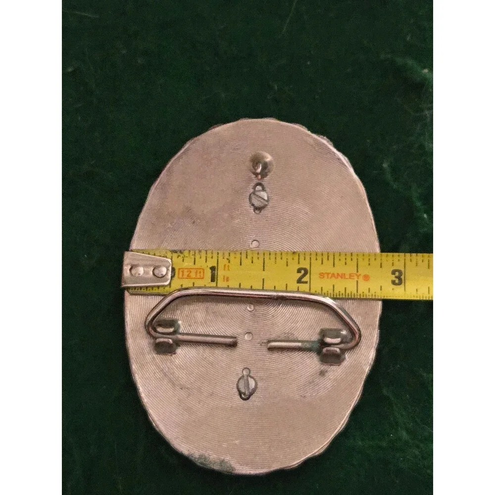 Vintage Belt Buckle For Silver Dollar (O-14)